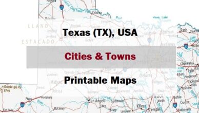 preview map of texas with cities