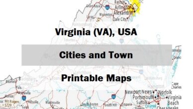 preview map of virgina with cities