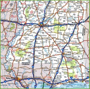 Map of Mississippi | State, Outline, County, Cities, Towns