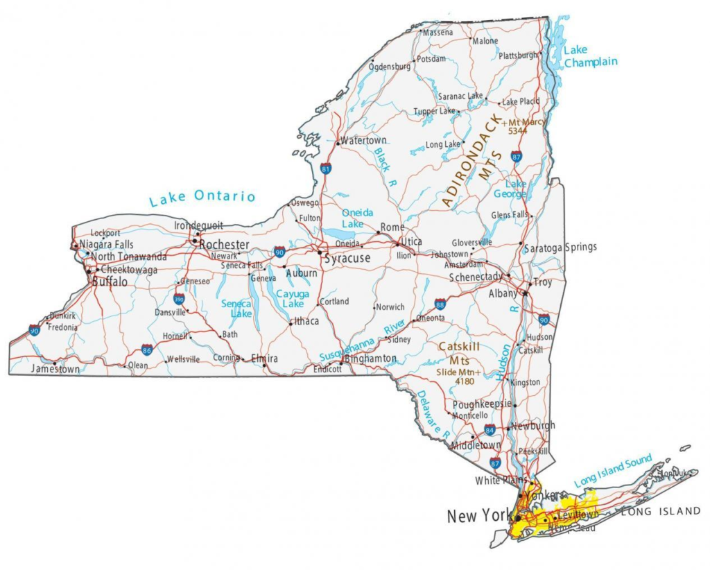 Map Of New York State Cities 1024x822 
