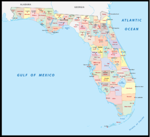 Map of Florida Cities and Towns | Printable City Maps