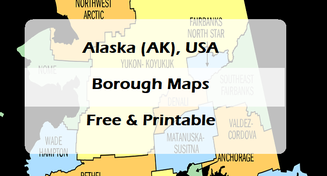 Alaska Borough Map Borough Maps With Cities 4974