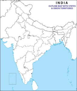 Printable Maps of India | State, Political, Outline & Other Maps